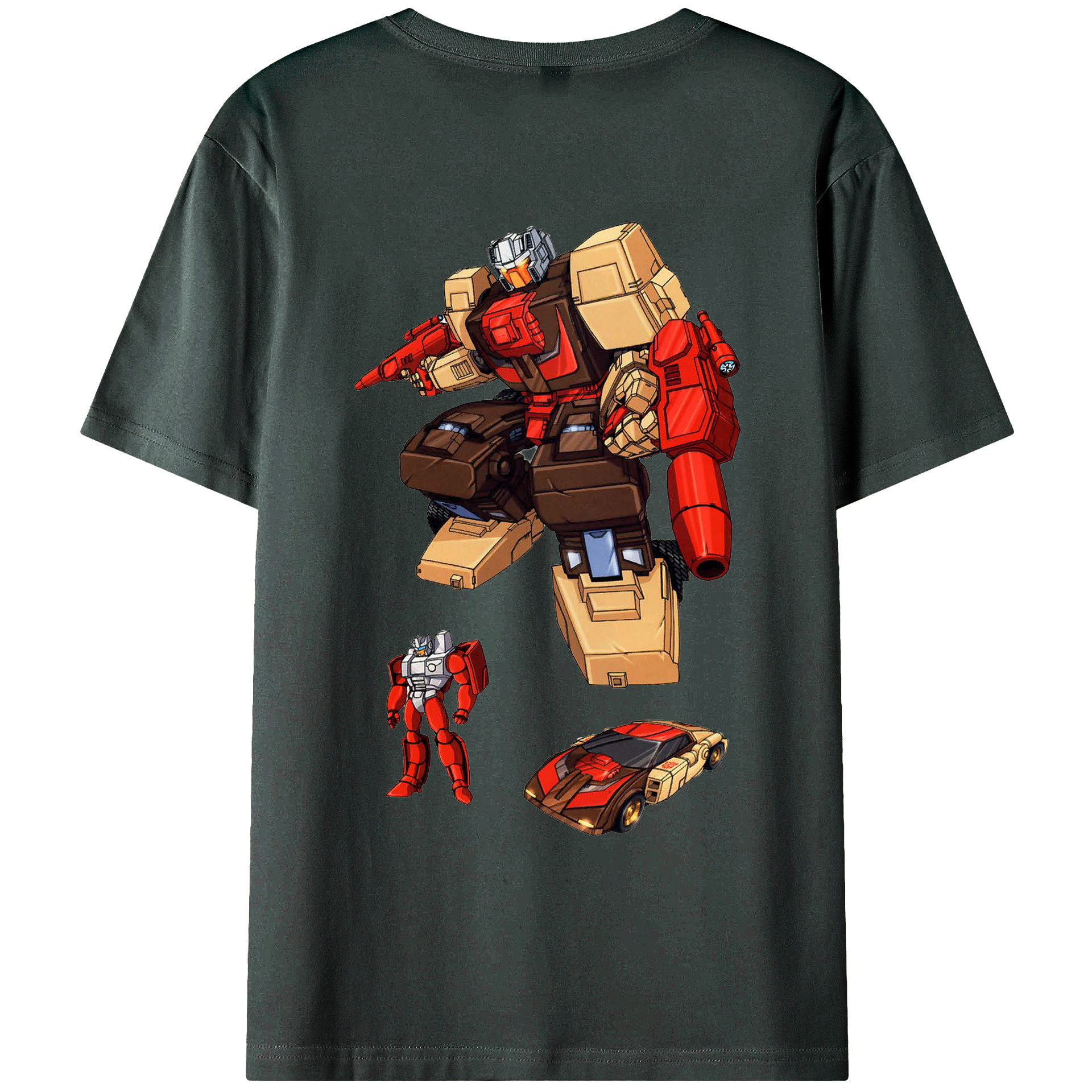 （画像用）  綿100％ メンズ半袖Tシャツ（バックプリント） 通気性